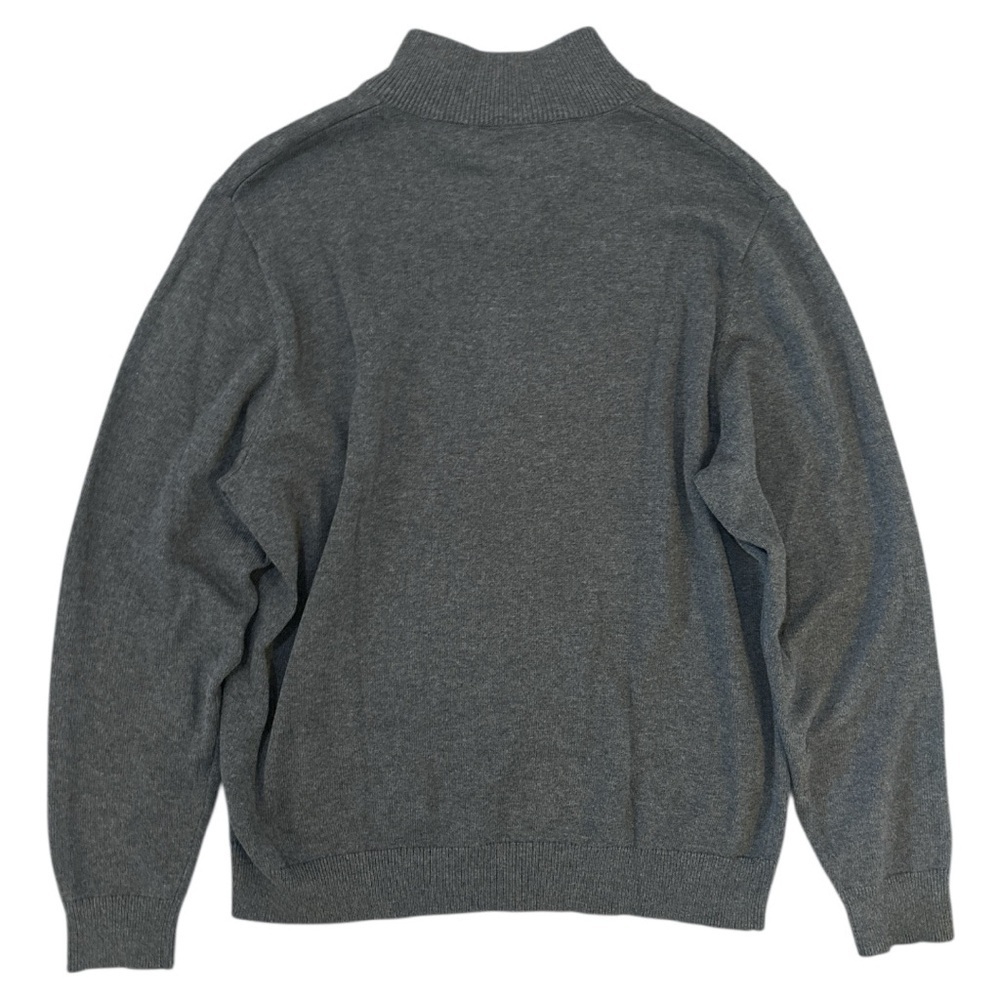 Vineyard Vines Graphite Gray Solid Cotton 1/4 Zip… - image 5